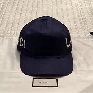 Gucci Blue Canvas Baseball Logo Hat L 59 Gucci | Accessories | Gucci Blue Canvas Baseball Logo Hat L  main image 4